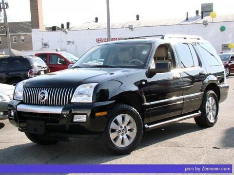 Black 2006 Mercury Mountaineer Luxury AWD Black 2006 Mercury Mountaineer Luxury AWD