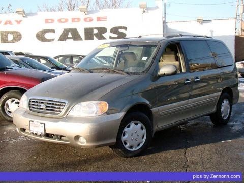 Sage Green 2003 Kia Sedona EX Sage Green 2003 Kia Sedona EX