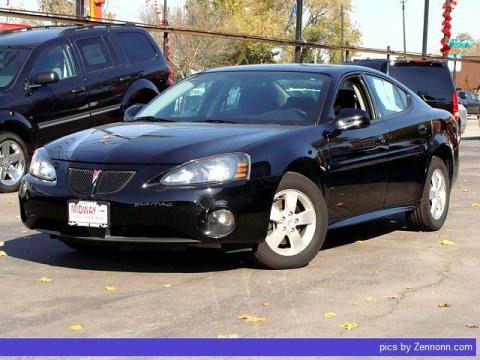 Black 2008 Pontiac Grand Prix Sedan