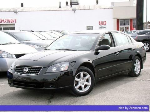 Super Black 2005 Nissan Altima 2.5 S Super Black 2005 Nissan Altima 2.5 S