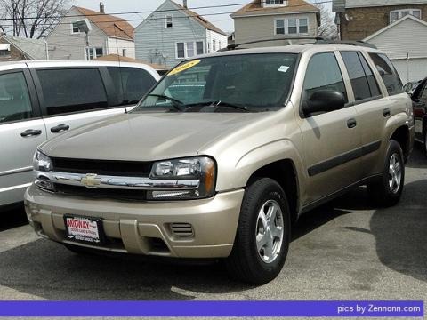Sandstone Metallic 2005 Chevrolet TrailBlazer LS 4x4