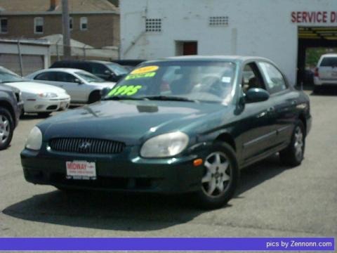 Cypress Green 2001 Hyundai Sonata GLS V6