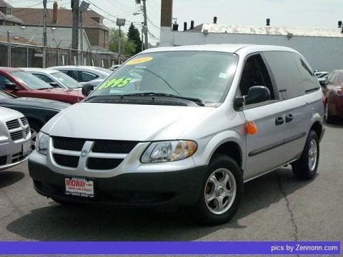 Bright Silver Metallic 2003 Dodge Caravan SE