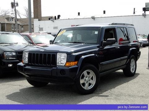 Midnight Blue Pearl 2006 Jeep Commander 4x4 Midnight Blue Pearl 2006 Jeep Commander 4x4