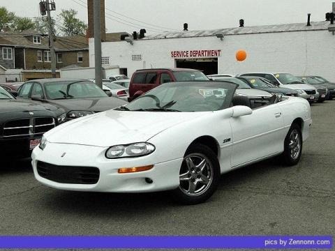 Arctic White 1999 Chevrolet Camaro Z28 Convertible