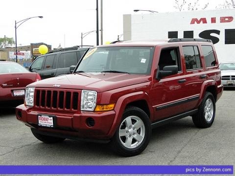 Inferno Red Pearl 2006 Jeep Commander 4x4 Inferno Red Pearl 2006 Jeep Commander 4x4