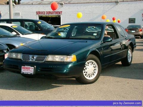 Deep Jewel Green Metallic 1995 Mercury Cougar XR7 V8 Deep Jewel Green Metallic 1995 Mercury Cougar XR7 V8