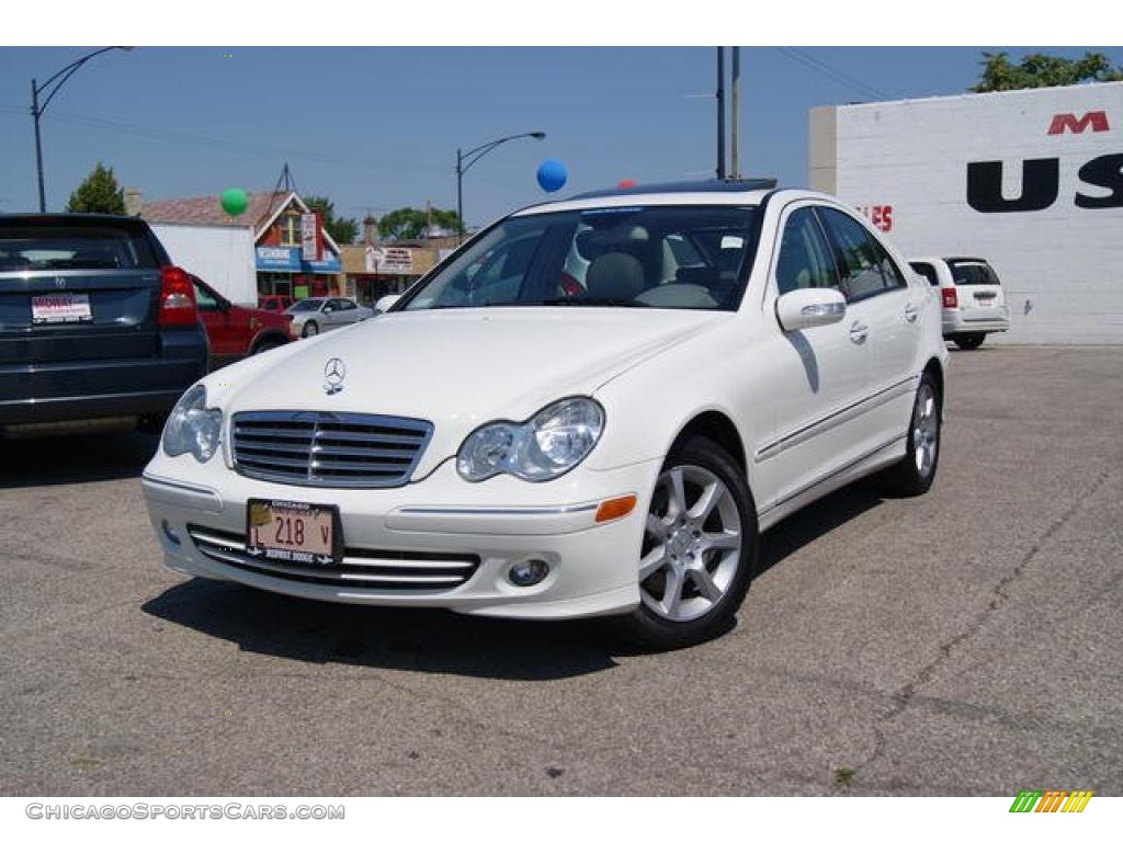 Arctic White / Ash Mercedes-Benz C 280 4Matic Luxury