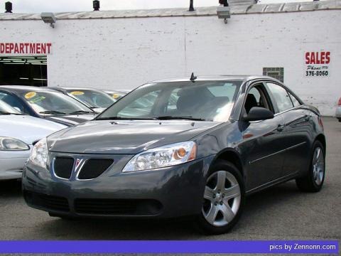 Dark Steel Gray Metallic 2009 Pontiac G6 Sedan Dark Steel Gray Metallic 2009 Pontiac G6 Sedan