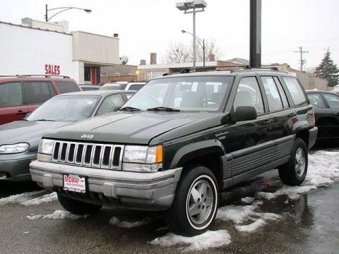 Moss Green Pearl 1995 Jeep Grand Cherokee Laredo 4x4 Moss Green Pearl 1995 Jeep Grand Cherokee Laredo 4x4
