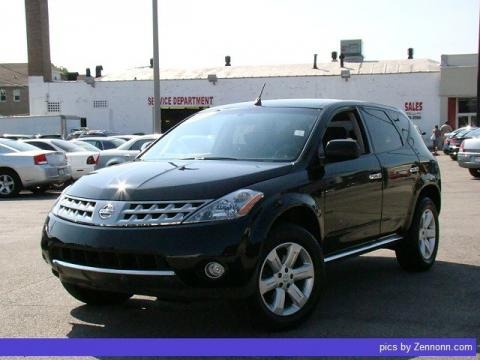 Super Black 2006 Nissan Murano SL AWD Super Black 2006 Nissan Murano SL AWD