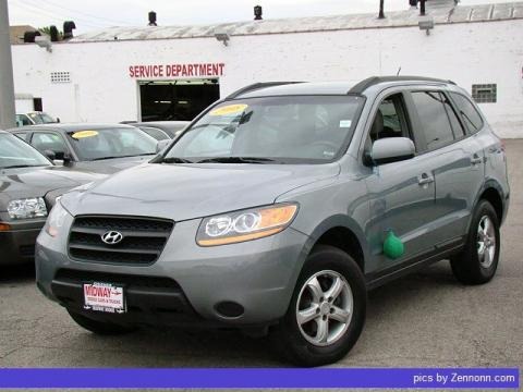 Steel Gray 2008 Hyundai Santa Fe GLS Steel Gray 2008 Hyundai Santa Fe GLS