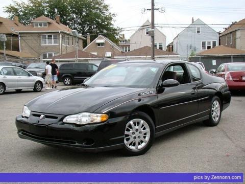 Black 2003 Chevrolet Monte Carlo LS