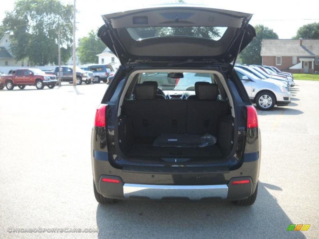 2010 Terrain SLT - Carbon Black Metallic / Jet Black photo #9