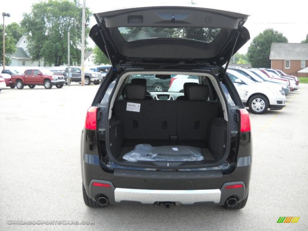 2010 Terrain SLT AWD - Onyx Black / Jet Black photo #9