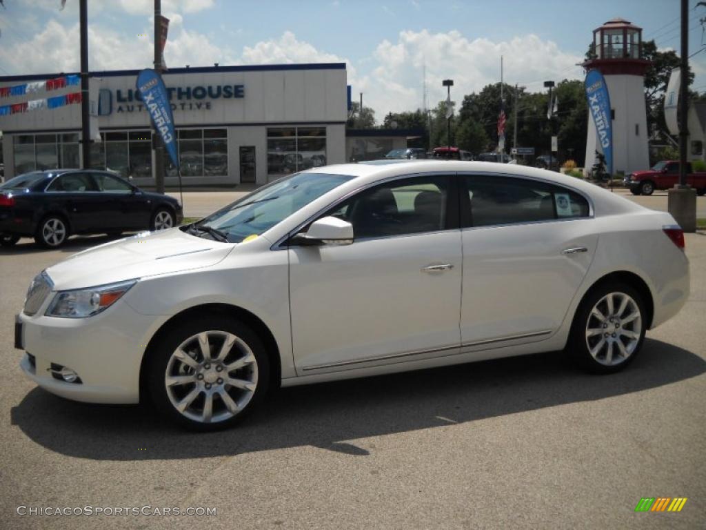 2011 LaCrosse CXS - White Diamond Tricoat / Ebony photo #2