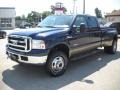 Ford F350 Super Duty Lariat Crew Cab 4x4 Dually True Blue Metallic photo #3