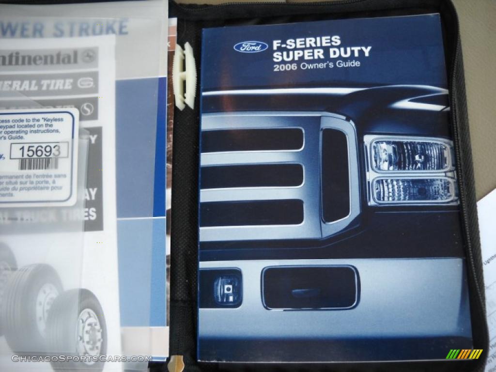 2006 F350 Super Duty Lariat Crew Cab 4x4 Dually - True Blue Metallic / Tan photo #26