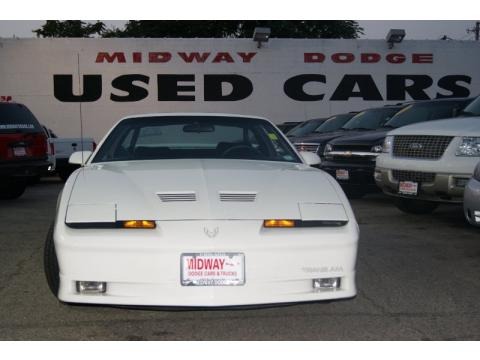 White 1988 Pontiac Firebird Trans Am Coupe White 1988 Pontiac Firebird Trans Am Coupe