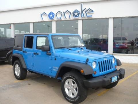 Cosmos Blue 2011 Jeep Wrangler Unlimited Sport 4x4. Cosmos Blue