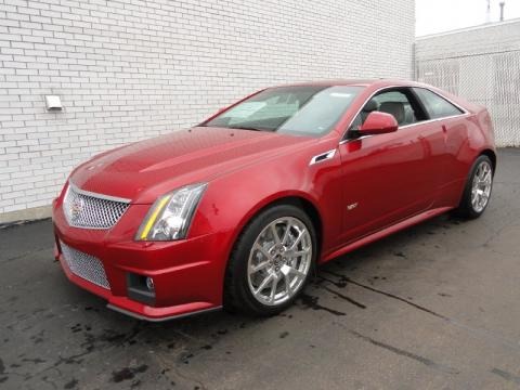 Cadillac Cts Coupe 2011 Red. 2011 Cadillac CTS -V Coupe
