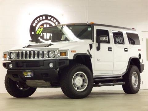 Birch White 2007 Hummer H2 SUV Birch White 2007 Hummer H2 SUV