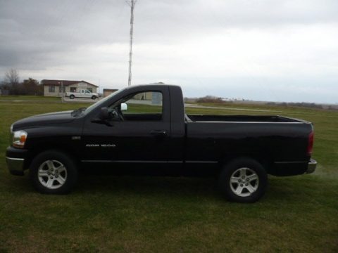 Black 2006 Dodge Ram 1500 SLT Regular Cab Black 2006 Dodge Ram 1500 SLT Regular Cab