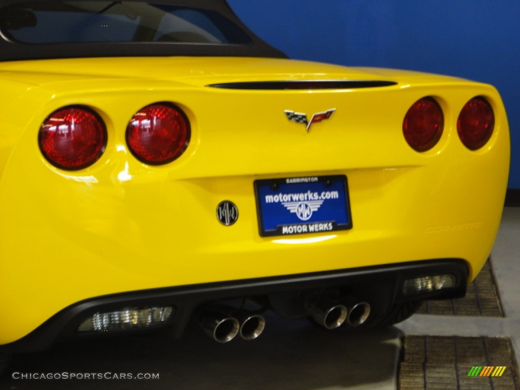 2008 Corvette Convertible - Velocity Yellow / Ebony photo #12