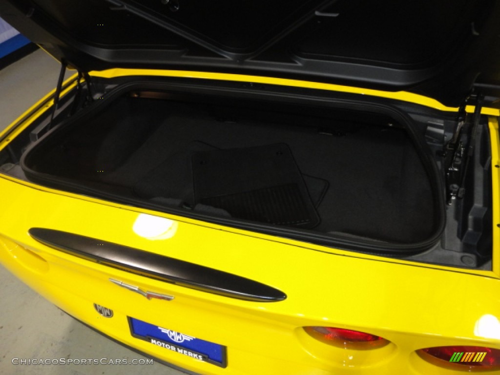 2008 Corvette Convertible - Velocity Yellow / Ebony photo #22
