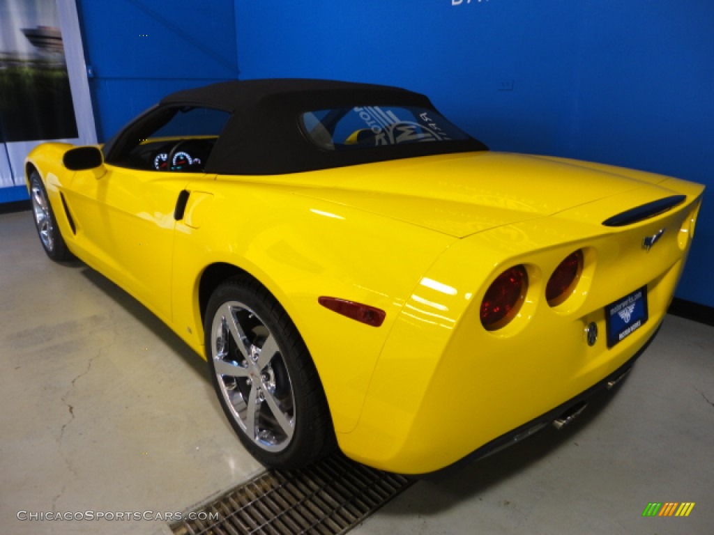 2008 Corvette Convertible - Velocity Yellow / Ebony photo #29