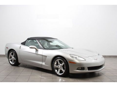 Machine Silver Metallic 2006 Chevrolet Corvette Convertible Machine Silver Metallic 2006 Chevrolet Corvette Convertible