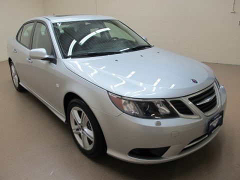 Diamond Silver Metallic 2011 Saab 9-3 2.0T Sport Sedan XWD