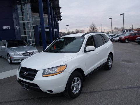 Powder White Pearl 2008 Hyundai Santa Fe GLS Powder White Pearl 2008 Hyundai Santa Fe GLS