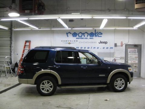 Dark Blue Pearl Metallic 2008 Ford Explorer Eddie Bauer 4x4