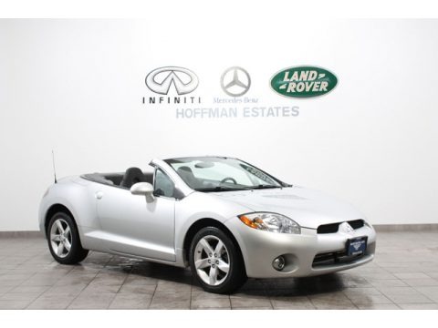 Liquid Silver Metallic 2008 Mitsubishi Eclipse Spyder GS