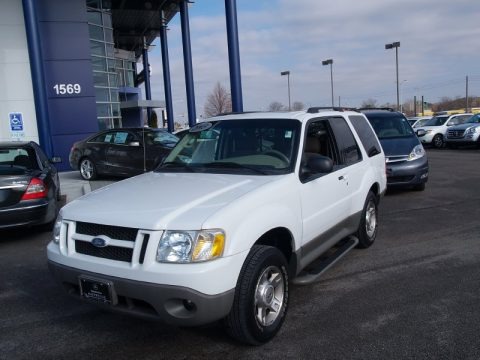 Oxford White 2003 Ford Explorer Sport XLS