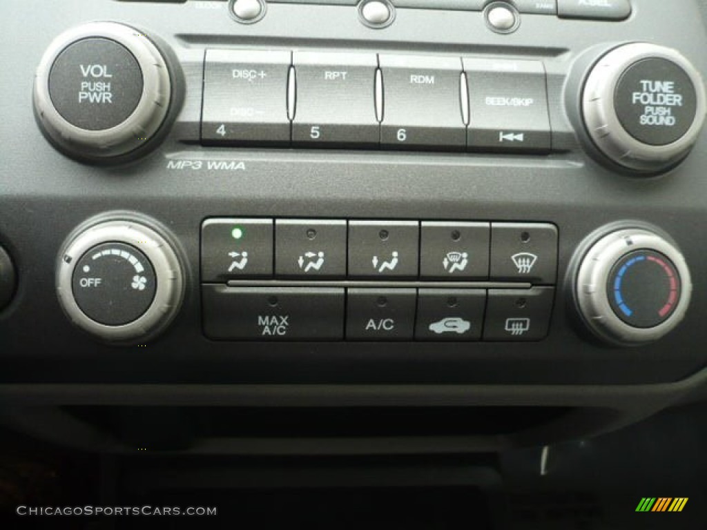 2009 Civic LX Sedan - Crystal Black Pearl / Gray photo #22