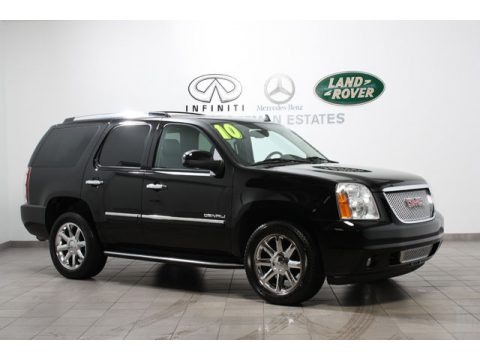 Onyx Black 2010 GMC Yukon Denali AWD Onyx Black 2010 GMC Yukon Denali AWD