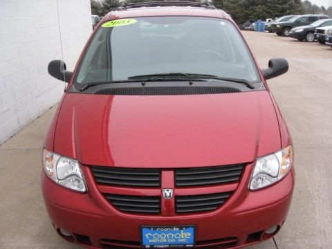 Inferno Red Crystal Pearl 2005 Dodge Grand Caravan SXT