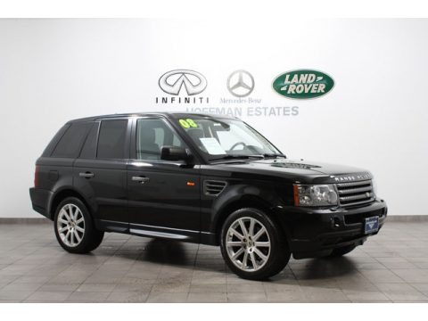 Santorini Black 2008 Land Rover Range Rover Sport HSE Santorini Black 2008 Land Rover Range Rover Sport HSE