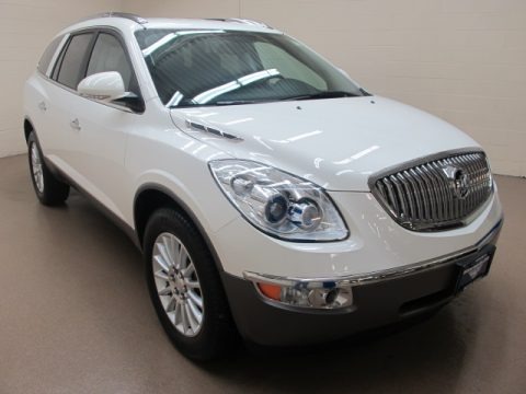 White Diamond Tricoat 2011 Buick Enclave CX