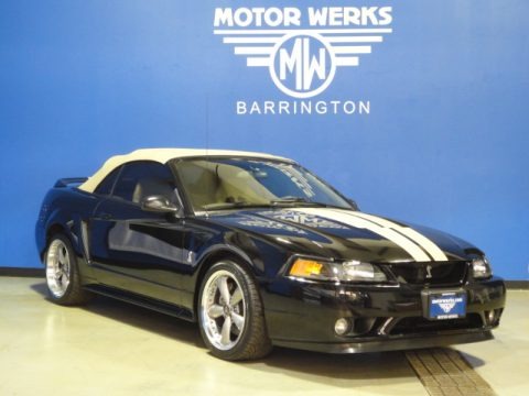 Black 1999 Ford Mustang SVT Cobra Convertible