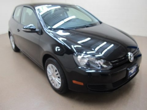 Black 2010 Volkswagen Golf 2 Door Black 2010 Volkswagen Golf 2 Door