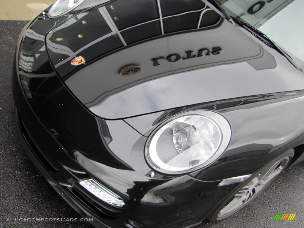 2007 911 Turbo Coupe - Basalt Black Metallic / Black photo #11