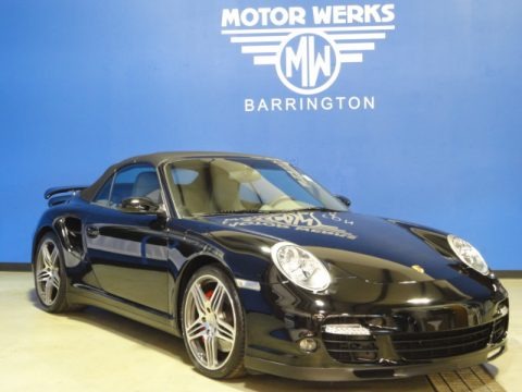 Black 2008 Porsche 911 Turbo Cabriolet Black 2008 Porsche 911 Turbo Cabriolet