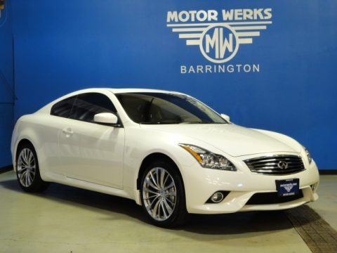 Moonlight White 2011 Infiniti G 37 xS AWD Coupe