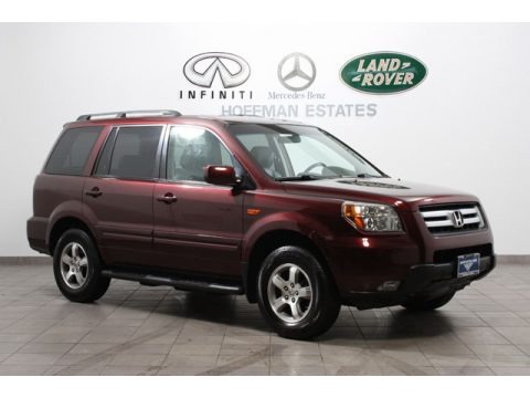 Dark Cherry Pearl 2007 Honda Pilot EX-L 4WD Dark Cherry Pearl 2007 Honda Pilot EX-L 4WD