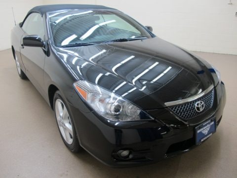 Black 2008 Toyota Solara SLE V6 Convertible Black 2008 Toyota Solara SLE V6 Convertible