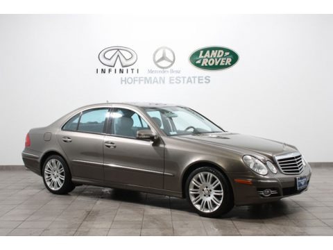 Indium Grey Metallic 2008 Mercedes-Benz E 350 4Matic Sedan