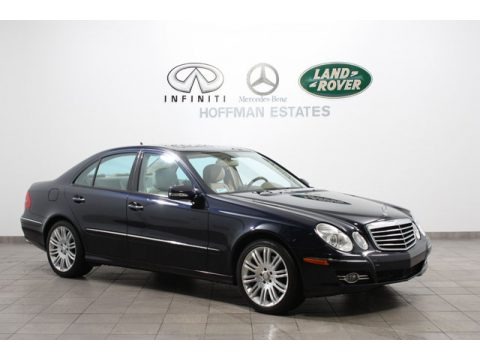 Capri Blue Metallic 2008 Mercedes-Benz E 350 4Matic Sedan
